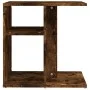 Beistelltisch aus geräuchertem Eichensperrholz, 50 x 30 x 50 cm von vidaXL, Seitentische - Ref: Foro24-815849, Preis: 32,59 €...