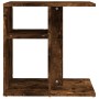 Beistelltisch aus geräuchertem Eichensperrholz, 50 x 30 x 50 cm von vidaXL, Seitentische - Ref: Foro24-815849, Preis: 33,11 €...