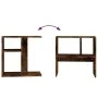Beistelltisch aus geräuchertem Eichensperrholz, 50 x 30 x 50 cm von vidaXL, Seitentische - Ref: Foro24-815849, Preis: 32,59 €...