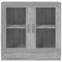 Sonoma gray plywood display case 82.5x30.5x80 cm by vidaXL, Bookcases and shelves - Ref: Foro24-815616, Price: 68,75 €, Disco...
