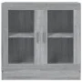 Vitrine aus Sperrholz in Sonoma-Grau, 82,5 x 30,5 x 80 cm von vidaXL, Bücherregale und Regale - Ref: Foro24-815616, Preis: 70...