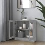 Sonoma gray plywood display case 82.5x30.5x80 cm by vidaXL, Bookcases and shelves - Ref: Foro24-815616, Price: 68,75 €, Disco...