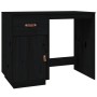 Escritorio con armarios madera maciza pino negro 135x50x75 cm de vidaXL, Escritorios - Ref: Foro24-3107848, Precio: 250,78 €,...