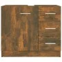 Mueble de lavabo madera contrachapada roble ahumado 63x30x54 cm de vidaXL, Muebles de baño - Ref: Foro24-815630, Precio: 58,2...