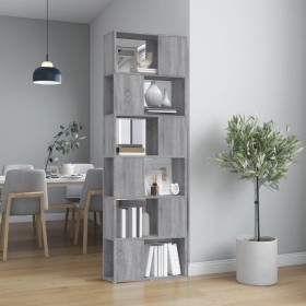 Sonoma gray shelving/space divider 60x24x186 cm by vidaXL, Bookcases and shelves - Ref: Foro24-816033, Price: 71,74 €, Discou...