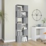 Sonoma graues Regal/Raumteiler 60x24x186 cm von vidaXL, Bücherregale und Regale - Ref: Foro24-816033, Preis: 71,74 €, Rabatt: %