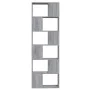 Estantería/divisor de espacios gris Sonoma 60x24x186 cm de vidaXL, Librerías y estanterías - Ref: Foro24-816033, Precio: 70,8...
