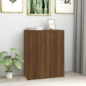 Sideboard aus braunem Eichensperrholz, 60 x 30 x 75 cm von vidaXL, Sideboards - Ref: Foro24-815380, Preis: 63,77 €, Rabatt: %