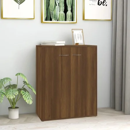 Sideboard aus braunem Eichensperrholz, 60 x 30 x 75 cm von vidaXL, Sideboards - Ref: Foro24-815380, Preis: 62,97 €, Rabatt: %