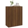 Sideboard aus braunem Eichensperrholz, 60 x 30 x 75 cm von vidaXL, Sideboards - Ref: Foro24-815380, Preis: 63,69 €, Rabatt: %