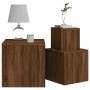 Beistelltische 3 Stück Eichenbraunes Sperrholz von vidaXL, Seitentische - Ref: Foro24-815989, Preis: 70,12 €, Rabatt: %