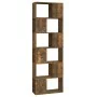 Smoked oak color shelf/space divider 60x24x186 cm by vidaXL, Bookcases and shelves - Ref: Foro24-816032, Price: 78,14 €, Disc...