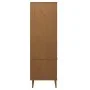 MOLDE Schrank aus massivem Kiefernholz braun 90x55x175 cm von vidaXL, Kleiderschränke - Ref: Foro24-350522, Preis: 314,24 €, ...