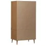 MOLDE Schrank aus massivem Kiefernholz braun 90x55x175 cm von vidaXL, Kleiderschränke - Ref: Foro24-350522, Preis: 314,24 €, ...