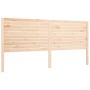 Estructura de cama con cabecero madera maciza 200x200 cm