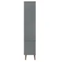 MOLD display cabinet solid gray pine wood 90x35x175 cm by vidaXL, Bookcases and shelves - Ref: Foro24-350545, Price: 315,11 €...