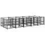 Outdoor steel dog kennel 9.38 m² by vidaXL, Dog kennels and fences - Ref: Foro24-3124582, Price: 951,85 €, Discount: %
