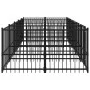 Outdoor steel dog kennel 9.38 m² by vidaXL, Dog kennels and fences - Ref: Foro24-3124582, Price: 951,85 €, Discount: %