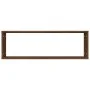 Estante cúbico de pared 2 uds madera roble marrón 80x15x26,5 cm de vidaXL, Estantes y estanterías - Ref: Foro24-815921, Preci...