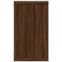 Kubisches Wandregal, 2 Stück, braunes Eichenholz, 80 x 15 x 26,5 cm von vidaXL, Regale und Regale - Ref: Foro24-815921, Preis...
