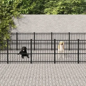 Stahl-Außenzwinger 19,76 m² von vidaXL, Hundehütten und Zäune - Ref: Foro24-3124620, Preis: 669,34 €, Rabatt: %