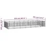 Outdoor steel kennel 19.76 m² by vidaXL, Dog kennels and fences - Ref: Foro24-3124620, Price: 668,48 €, Discount: %