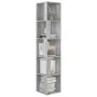 Mueble esquina madera contrachapada gris Sonoma 33x33x164,5cm de vidaXL, Taquillas y armarios de almacenamiento - Ref: Foro24...