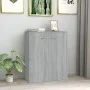 Aparador de madera contrachapada gris Sonoma 60x30x75 cm de vidaXL, Aparadores - Ref: Foro24-815379, Precio: 57,39 €, Descuen...