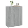 Aparador de madera contrachapada gris Sonoma 60x30x75 cm de vidaXL, Aparadores - Ref: Foro24-815379, Precio: 60,33 €, Descuen...