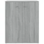 Aparador de madera contrachapada gris Sonoma 60x30x75 cm de vidaXL, Aparadores - Ref: Foro24-815379, Precio: 57,39 €, Descuen...