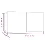 Hängender TV-Schrank aus braunem Eichensperrholz, 60 x 30 x 30 cm von vidaXL, TV-Möbel - Ref: Foro24-815873, Preis: 39,87 €, ...