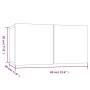Hängender TV-Schrank aus braunem Eichensperrholz, 60 x 30 x 30 cm von vidaXL, TV-Möbel - Ref: Foro24-815873, Preis: 40,45 €, ...