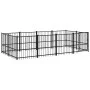 Perrera de exterior de acero 7,51 m² by vidaXL, Dog kennels and fences - Ref: Foro24-3124600, Price: 395,74 €, Discount: %