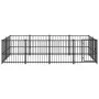 Perrera de exterior de acero 7,51 m² by vidaXL, Dog kennels and fences - Ref: Foro24-3124600, Price: 395,74 €, Discount: %