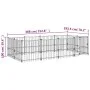 Perrera de exterior de acero 7,51 m² by vidaXL, Dog kennels and fences - Ref: Foro24-3124600, Price: 395,74 €, Discount: %