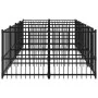 Steel outdoor kennel 7.51 m² by vidaXL, Dog kennels and fences - Ref: Foro24-3124581, Price: 730,65 €, Discount: %