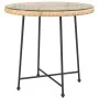 Esstisch aus gehärtetem Glas und Stahl, Ø80 cm von vidaXL, Gartentische - Ref: Foro24-319436, Preis: 94,66 €, Rabatt: %