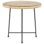 Esstisch aus gehärtetem Glas und Stahl, Ø80 cm von vidaXL, Gartentische - Ref: Foro24-319436, Preis: 94,66 €, Rabatt: %