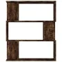 Estantería/Biombo madera aglomerada roble ahumado 80x24x96 cm de vidaXL, Librerías y estanterías - Ref: Foro24-815243, Precio...