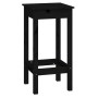 9-teiliges Bar-Set aus massivem schwarzem Kiefernholz von vidaXL, Möbelsets für Küchen und Esszimmer - Ref: Foro24-3124721, P...