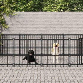 Stahl-Außenzwinger 13,14 m² von vidaXL, Hundehütten und Zäune - Ref: Foro24-3124603, Preis: 617,03 €, Rabatt: %