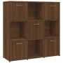 Regal aus braunem Eichensperrholz 90x30x90 cm von vidaXL, Bücherregale und Regale - Ref: Foro24-815551, Preis: 90,33 €, Rabat...