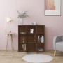 Regal aus braunem Eichensperrholz 90x30x90 cm von vidaXL, Bücherregale und Regale - Ref: Foro24-815551, Preis: 91,74 €, Rabat...