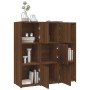 Regal aus braunem Eichensperrholz 90x30x90 cm von vidaXL, Bücherregale und Regale - Ref: Foro24-815551, Preis: 91,74 €, Rabat...