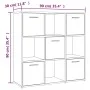 Regal aus braunem Eichensperrholz 90x30x90 cm von vidaXL, Bücherregale und Regale - Ref: Foro24-815551, Preis: 90,33 €, Rabat...