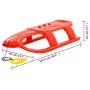 Red polypropylene children's sled 102.5x40x23 cm by vidaXL, Sleighs - Ref: Foro24-93719, Price: 52,67 €, Discount: %