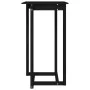 3-piece bar set solid black pine wood by vidaXL, Furniture sets for kitchens and dining rooms - Ref: Foro24-3124731, Price: 1...