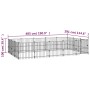 Stahl-Außenzwinger 14,11 m² von vidaXL, Hundehütten und Zäune - Ref: Foro24-3124618, Preis: 546,57 €, Rabatt: %