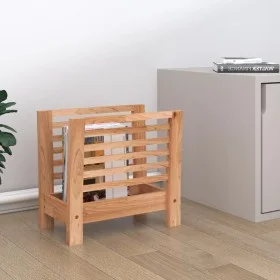 Solid walnut wood magazine rack 40x26.5x38.5 cm by vidaXL, Magazine racks - Ref: Foro24-350348, Price: 32,85 €, Discount: %