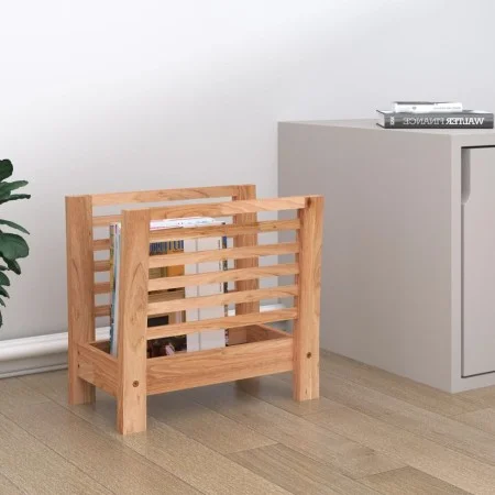 Solid walnut wood magazine rack 40x26.5x38.5 cm by vidaXL, Magazine racks - Ref: Foro24-350348, Price: 32,82 €, Discount: %